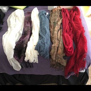 7 scarfs